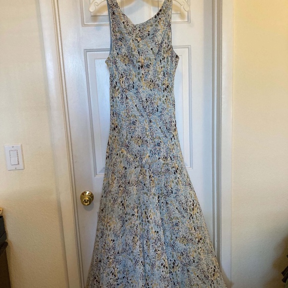 JONES NY Silk Chiffon maxi dress — Size 16 - Picture 1 of 4